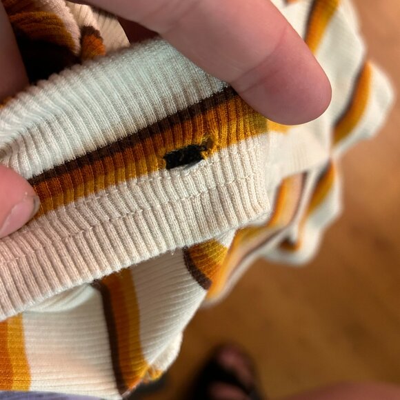 Volcom Stripe Bodycon T Shirt Dress Size Large - Picture 3 of 6